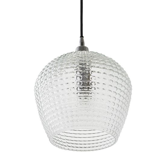 Светильник подвесной aurora, D24 см, прозрачный