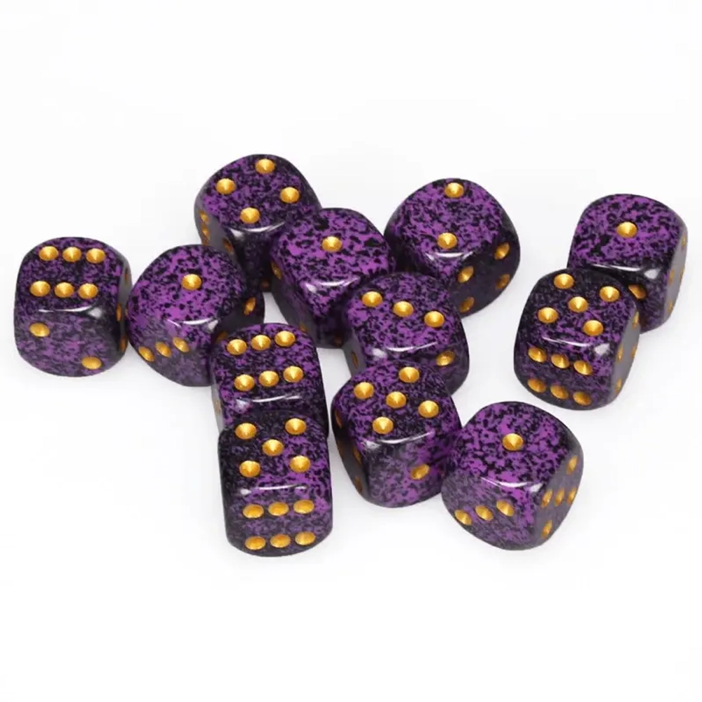 Chessex 12-D6 set (16mm) - Speckled Hurricane