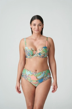 PRIMADONNA Плавки бикини с высокой талией на завязках, с принтом