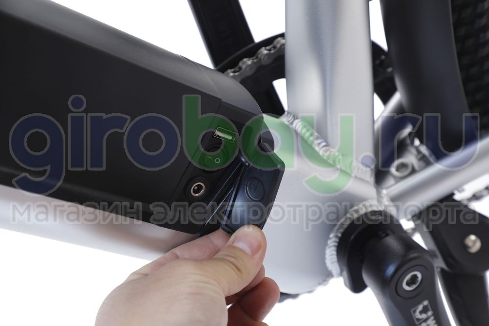 Электровелосипед WHITE SIBERIA CAMRY LIGHT 36V/11A 500W Snegir (Синий) фото 13 фото №14