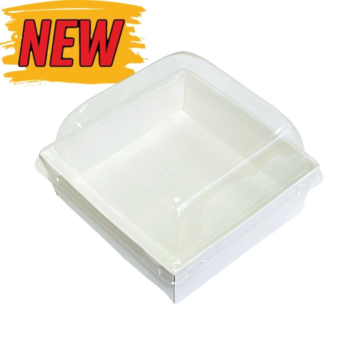 Упаковка ForGenika SMART PACK Dome Lid White 135(150)х 135 (150) х40 мм (50 шт./уп., 200 шт./кор.)