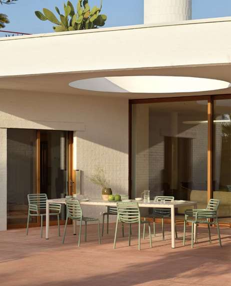 Стол раздвижной Tevere, 210-275х100 см, бежевый