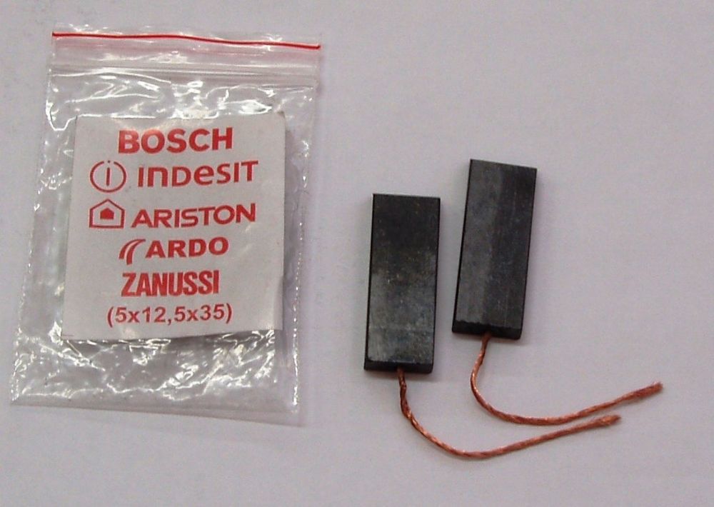 Щетки двигателя стиральной машины 5x12.5x35 (2шт) 5x12.5x35 (комплект 2шт), 481281719413, (1.17.003.00), N52, CAR011UN