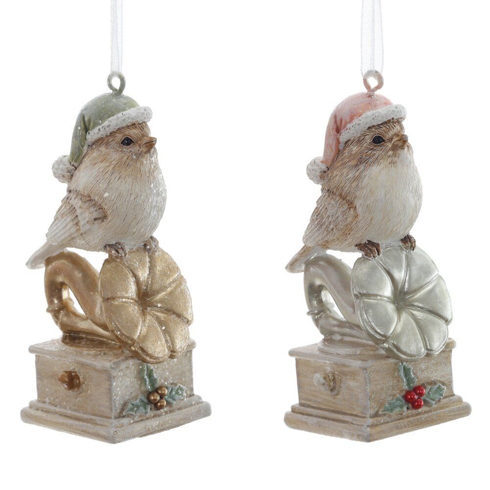 GAEM Фигурка декоративная подвесная "Птичка", L3,5 W3,5 H9 см, 2в.