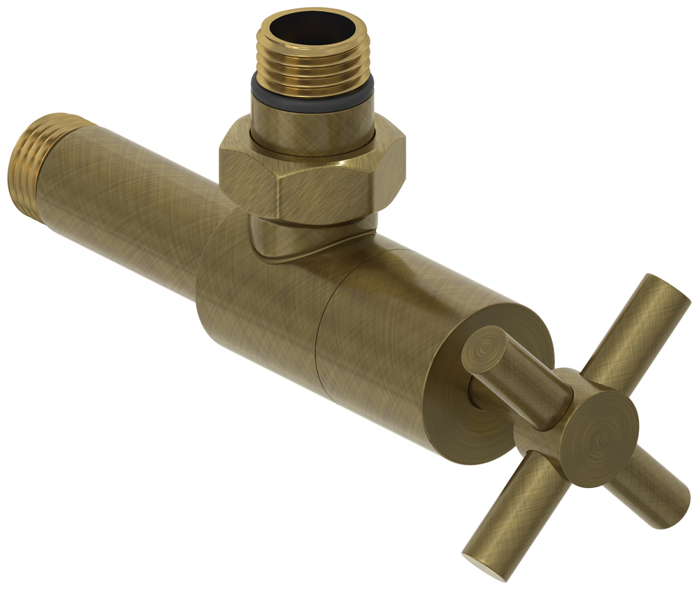 Вентиль Сунержа угловой крест (G 1/2" НР х G 1/2" НР)