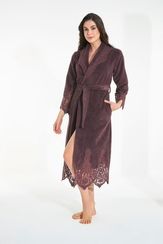 Халат женский 4355 фиолетовый NUSA