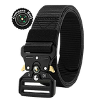 Ремень Nova-Tex 7.62 Cobra 7TB + Компас Брючный 40мм Чёрный нейлон