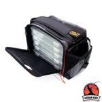 Сумка рыболовная &quot;СЛЕДОПЫТ&quot; Lure Bag L, 40х25х21 см, цв. серый + 5 коробок Luno 20/4/