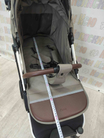 Коляска прогулочная Baballo Future 2024 бежевая (белая рама)