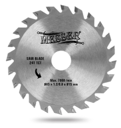 Диск 85х15х1,2х0,8 мм 24Т ТСТ по дереву для циркулярной мини-пилы MESSER М200