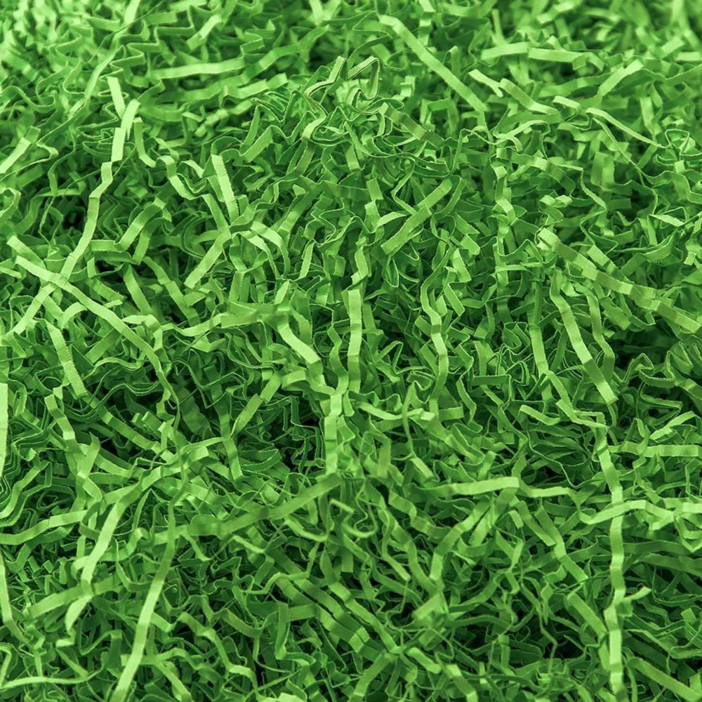 Наполнитель Бумажный 200г Гофрированный (Зеленый)