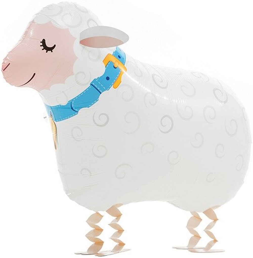 Шар 3D (27''/69 см) Ходячая Фигура, Овечка