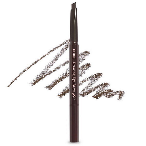 Карандаш для бровей с щеточкой Etude Drawing Eye Brow #01 Dark Brown, 0.25г