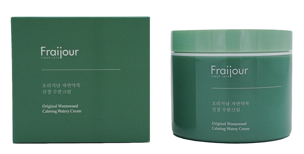 Крем для лица Fraijour Original Herb Wormwood Calming Watery Cream легкий увлажняющий с полынью, 100мл.