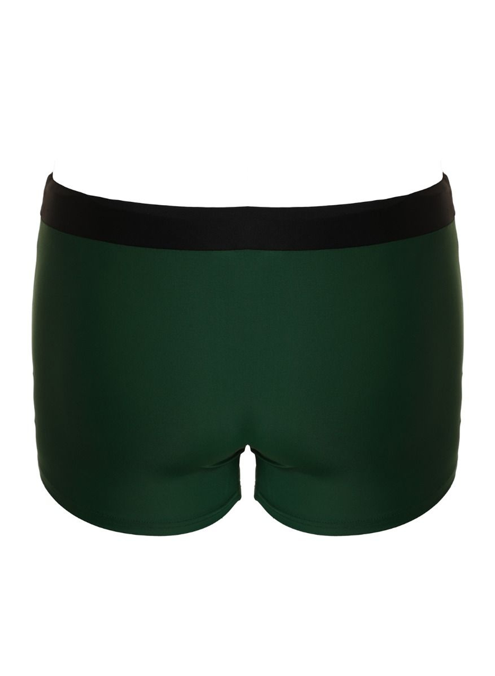 Классические мужские плавки-боксеры с контрастным поясом (Размер: M) (Цвет: темно-синий)