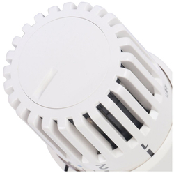 Термостатическая головка Oventrop Uni LH, артикул 1011465, белая, 7-28 С, с нулевой отметкой