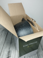 Кастрюля 4л с кр АП ГРАНИТblack в упак (5)  44802