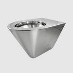 Унитаз подвесной нерж. сталь NOFER 13018.B глянцевый