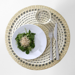 IKEA PENNFISK  (ИКЕА ПЕННФИСК)  -  Коврик, натуральный/сиреневый, ручная работа, 37 см