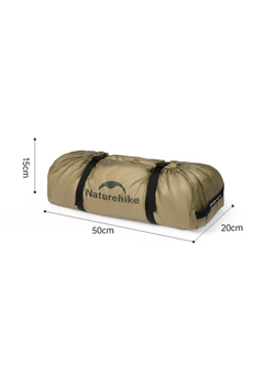 Палатка Naturehike Massif Solo 1-местная, алюминиевый каркас, песочная