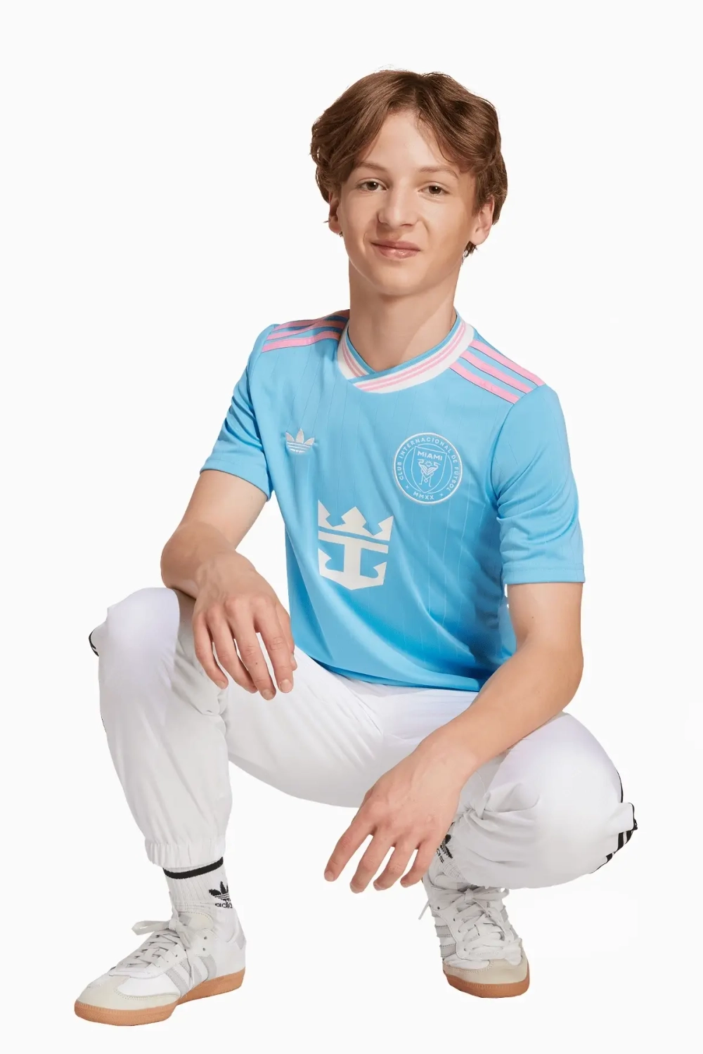 Футболка adidas Inter Miami CF 25/26 3rd Junior - голубой