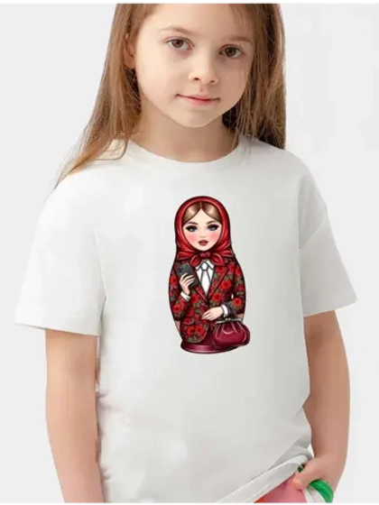 Футболка детская с Матрешкой