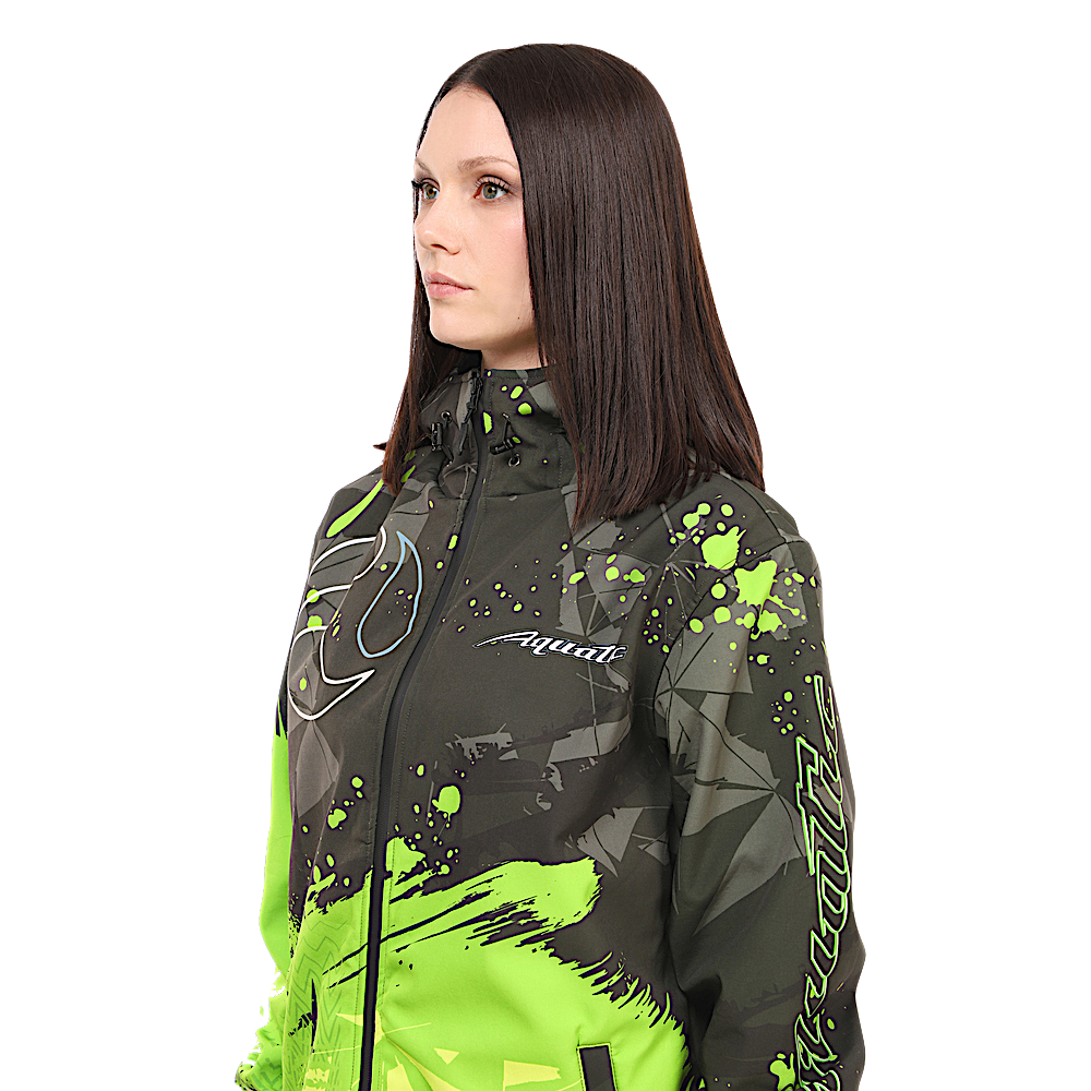 Костюм Aquatic К-24 цвет Camo Black фирменная печать Soft-Shell 10/10 -