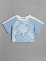 Укороченная футболка для девочки