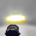 Светодиодные линзованные фары для мотоцикла, 9-80В, 12Вт, дальний и ближний свет