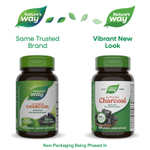Nature's Way, активированный уголь, 100 капсул (280 мг в 1 капсуле)