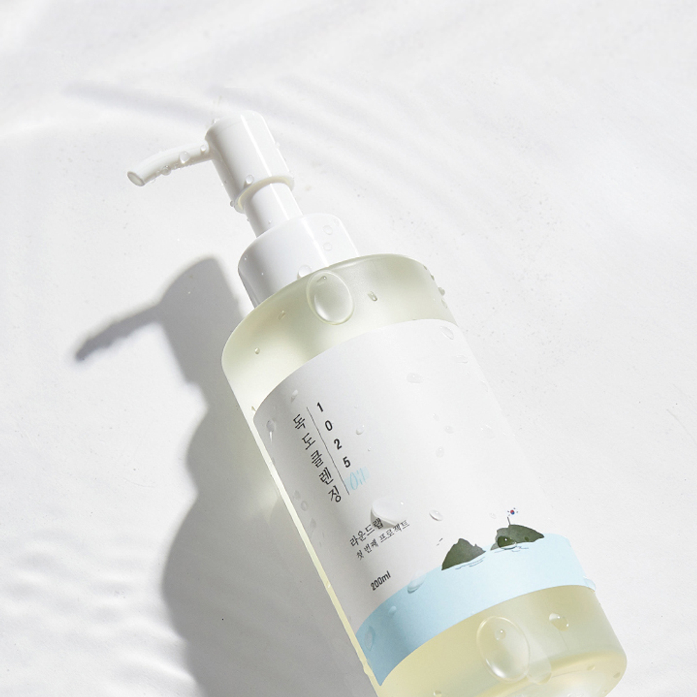 Round Lab 1025 Dokdo Cleansing Oil гидрофильное масло для снятия макияжа с морской водой