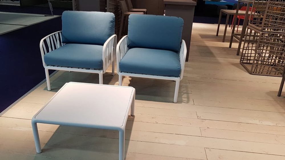 Столик пластиковый кофейный Nardi Komodo Tavolino, белый