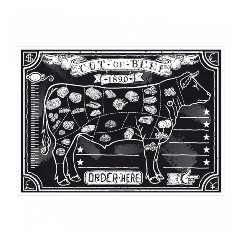 Подкладка сервировочная (плейсмет) "Стейк Хаус", 31*43*7 см, 500 шт/уп, бумага, Garcia de