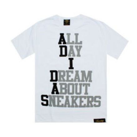 Футболка Sneaktip All Day I Dream About Sneakers белая