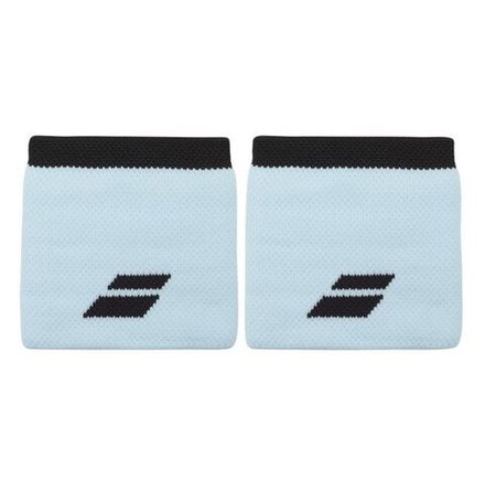 Теннисные напульсники Babolat Logo Wristband 2P - illusion blue