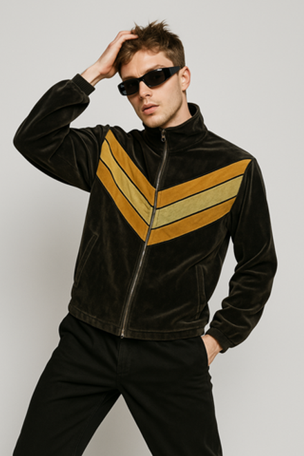 Velvet Zip Jacket (M)