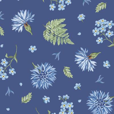 Незабудки-васильки (синий)