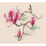 "Цветы магнолии"-M731 вышивка