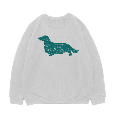 Свитшот "Длинношерстная Такса"