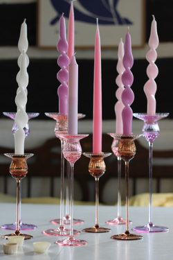 Подсвечник 30 см Anna Von Lipa зеленый