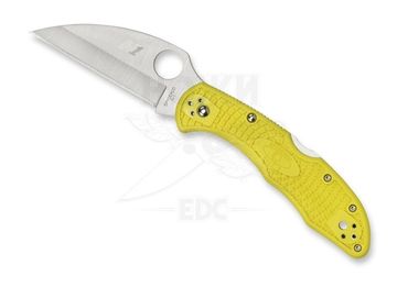 Складной нож Spyderco Spyderco Salt 2 Wharncliffe C88PWCYL2 c клинком из стали H1, рукоять FRN