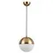 4960/1A PENDANT ODL22 471 античн.бронза/металл/белый/стекло Подвес E27 1*40W PINGA