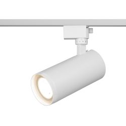 Трековый светильник однофазный ЭРА TR59-3040 WH светодиодный 30Вт 4000К белый | Однофазные светильники LED