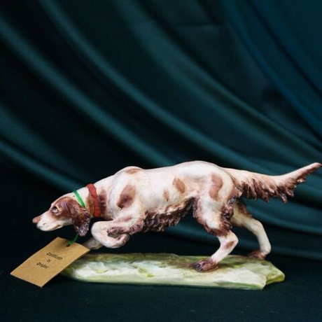 Винтаж: Скульптура «Английский сеттер»