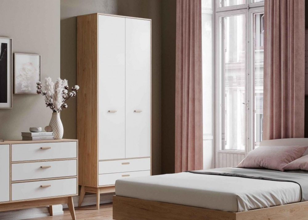 Шкаф 2 дв 2 ящика "Калгари" спальня