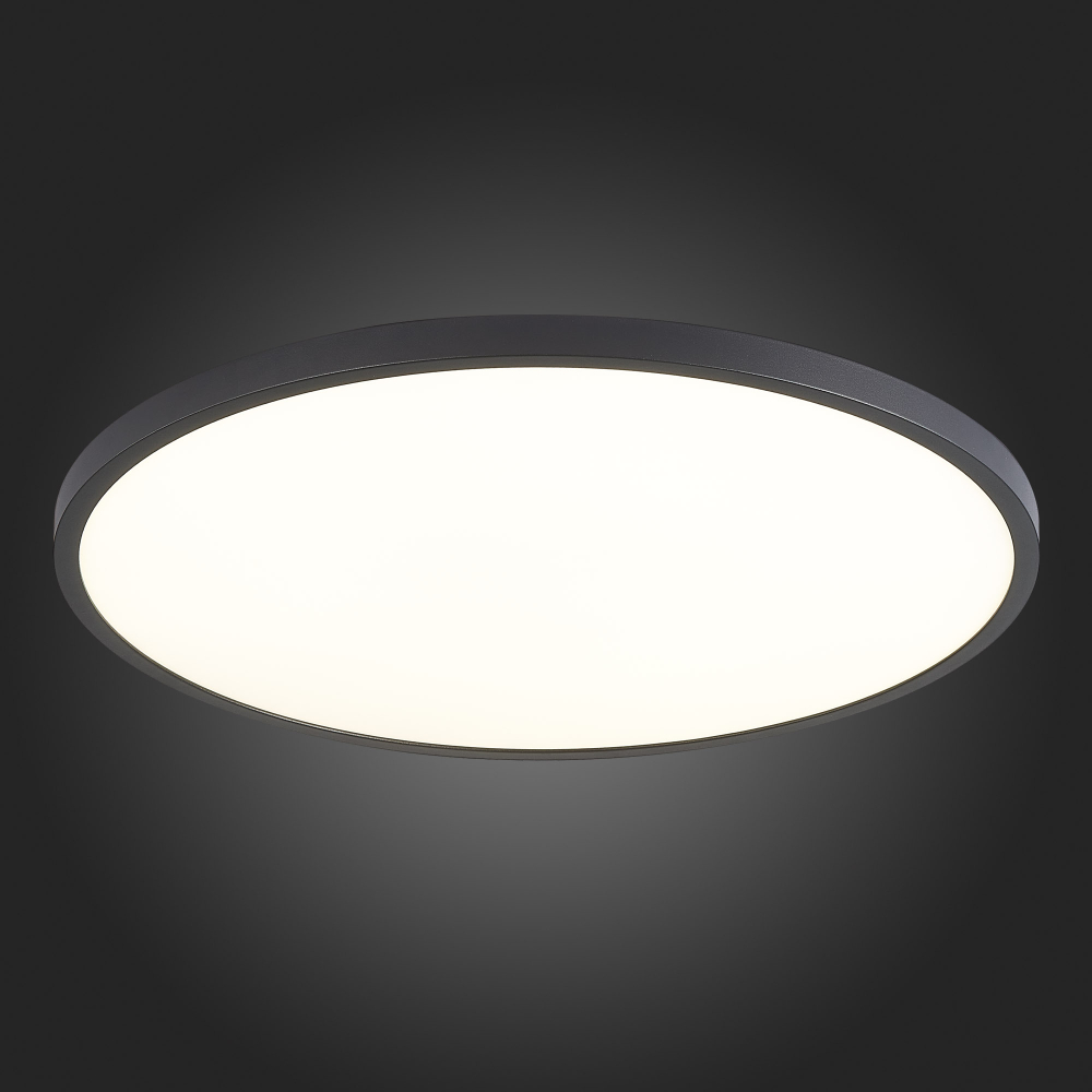 ST601.442.48 Светильник настенно-потолочный Черный LED 1*48W 4000K 4 320Lm Ra&gt;90 120° IP20 D600xH27 185-265V