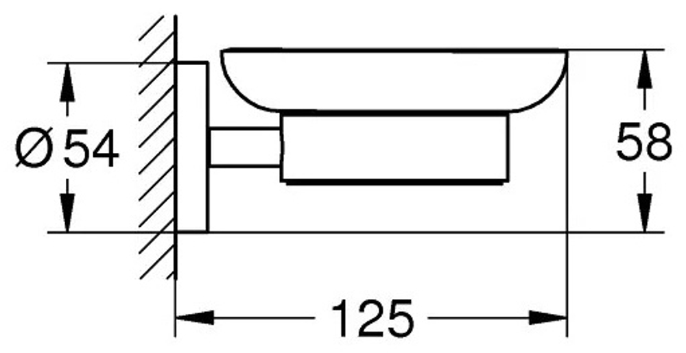 Мыльница с держателем GROHE Start (41193DC0)