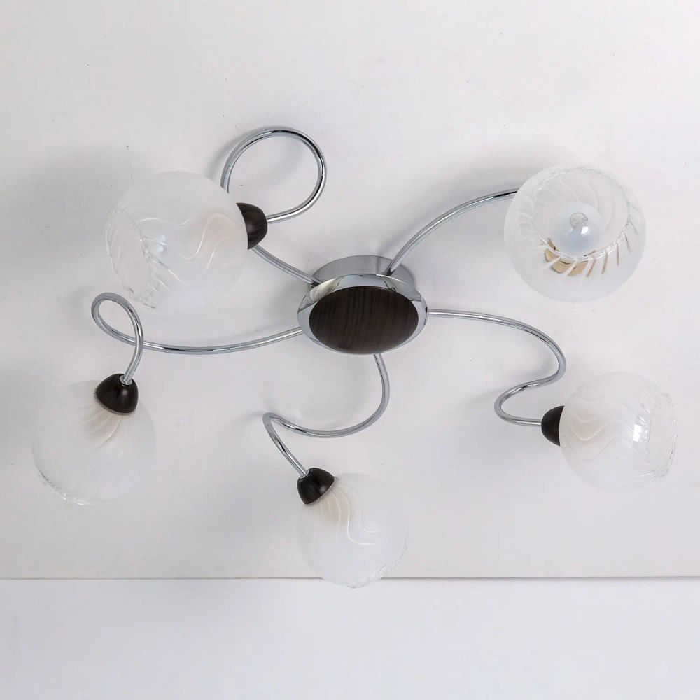 Citilux Одиссей CL130151 Люстра потолочная Венге Хром