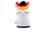 Jordan 1 Mid White Laser Orange Deep Royal Blue GS