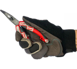 NWS Длинногубцы загнутые 45 , 170 мм, покрытие TitanFinish, рукоятки SoftGripp 3K